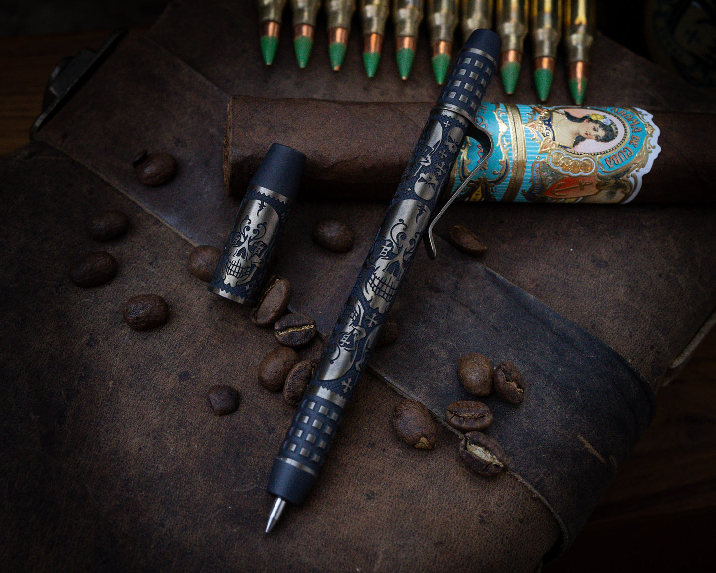 2025 TechLiner Pen, Borka x Ti2 - Titanium TRD/Bronze Anodized
