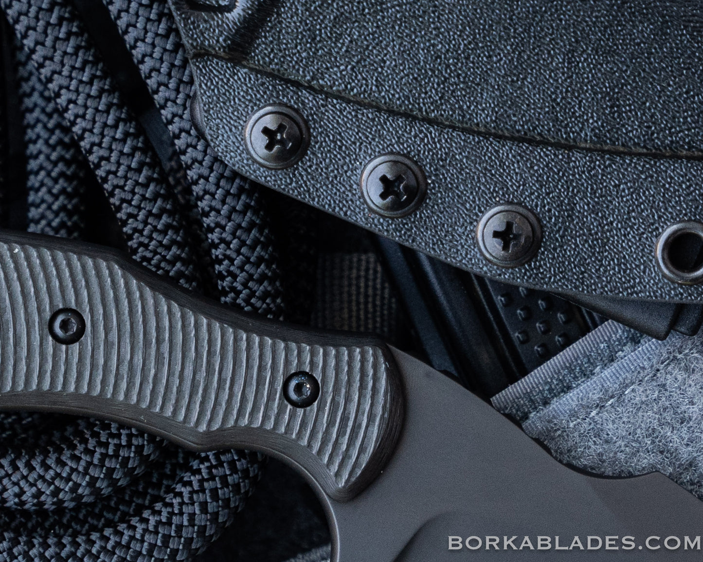 SB1 Black PVD 4" Blade w/ Carbon Fiber Handle