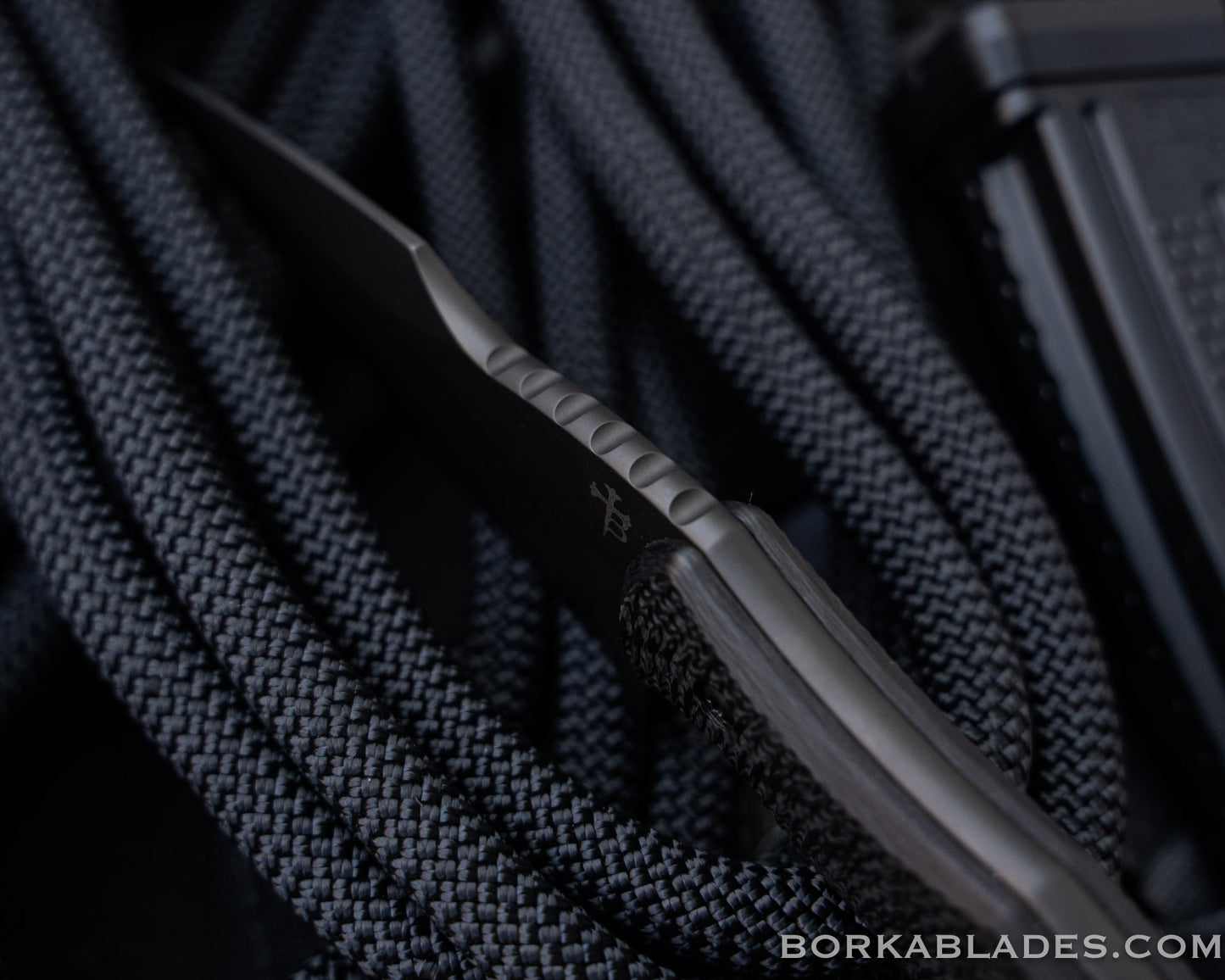 SB1 Black PVD 4" Blade w/ Carbon Fiber Handle