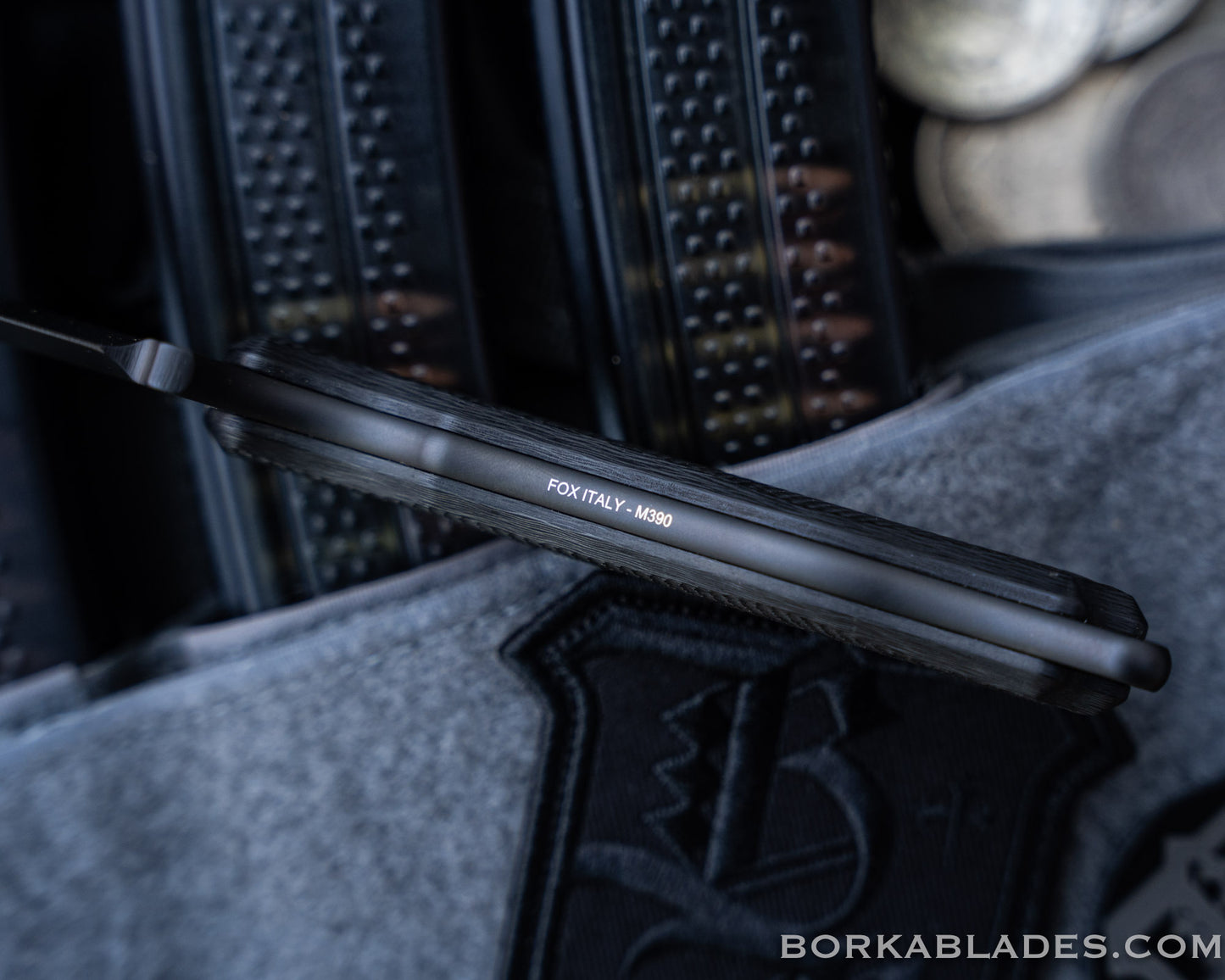 SB1 Black PVD 4" Blade w/ Carbon Fiber Handle