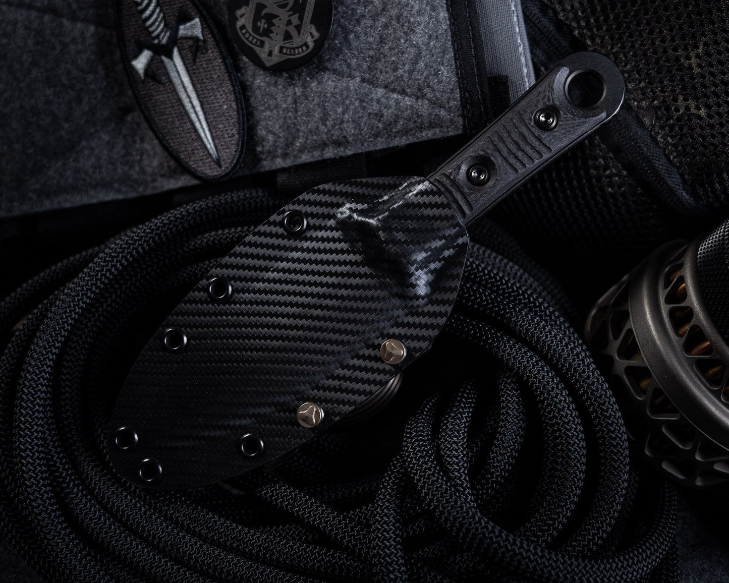 Microtech SBD Signature Series DLC 4.4" Fixed Blade w/ G-10 Handles