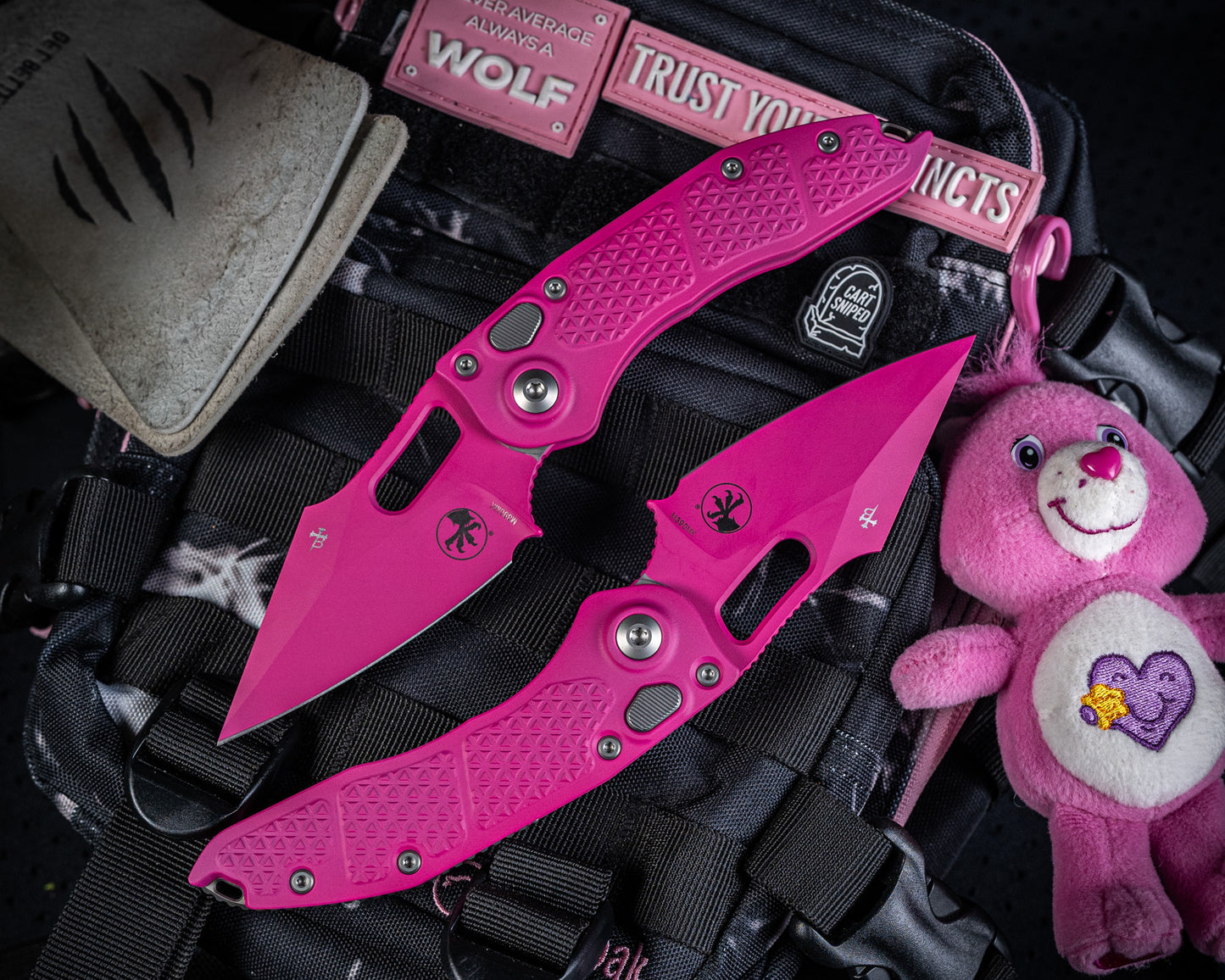 Stitch Auto Pink Cerakote 169-1 PK-X14 3.75" Blade