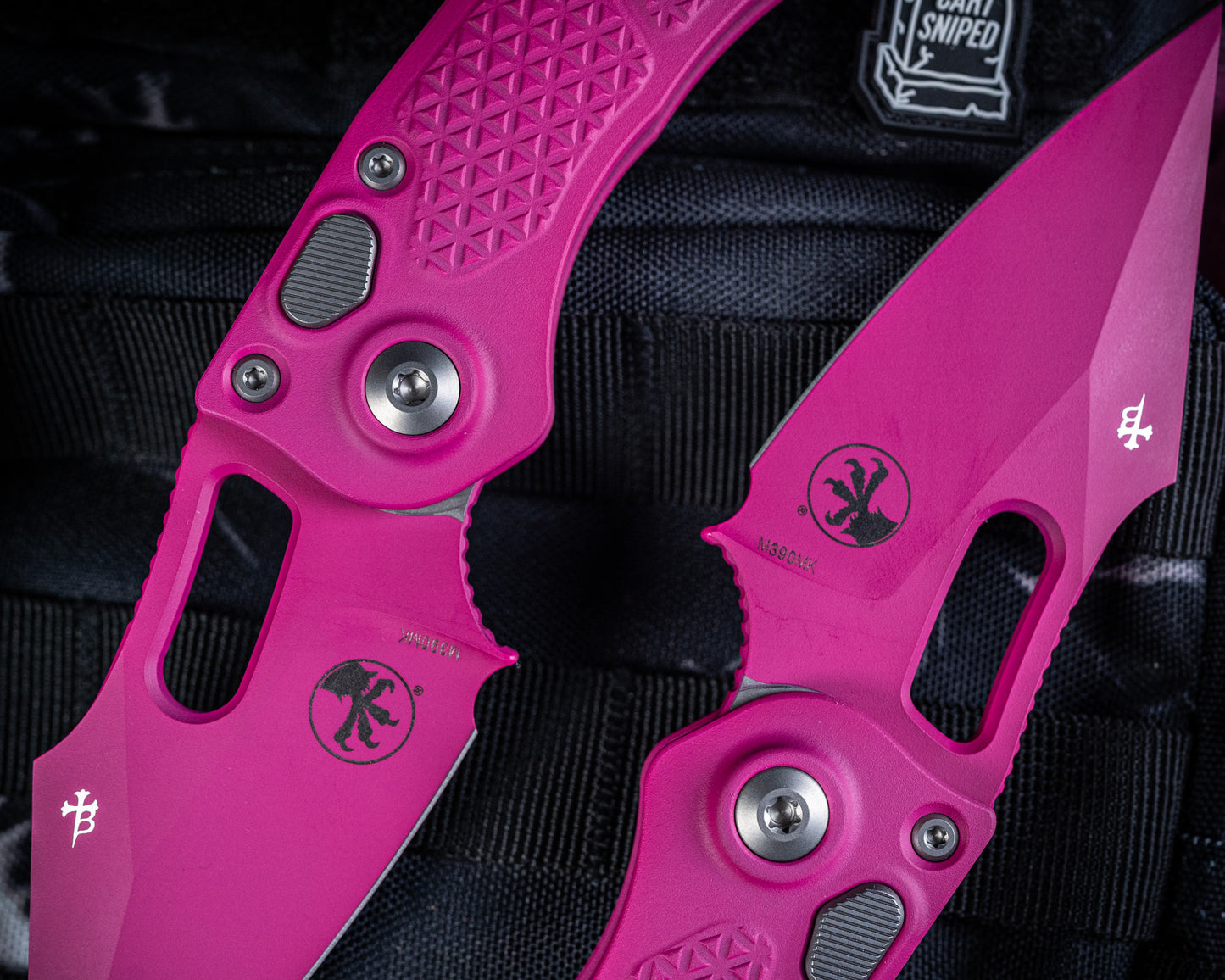 Stitch Auto Pink Cerakote 169-1 PK-X14 3.75" Blade