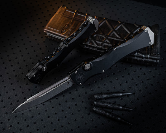 Microtech Marfione Select Halo IV Clip Point Stonewash 1150-10MSI