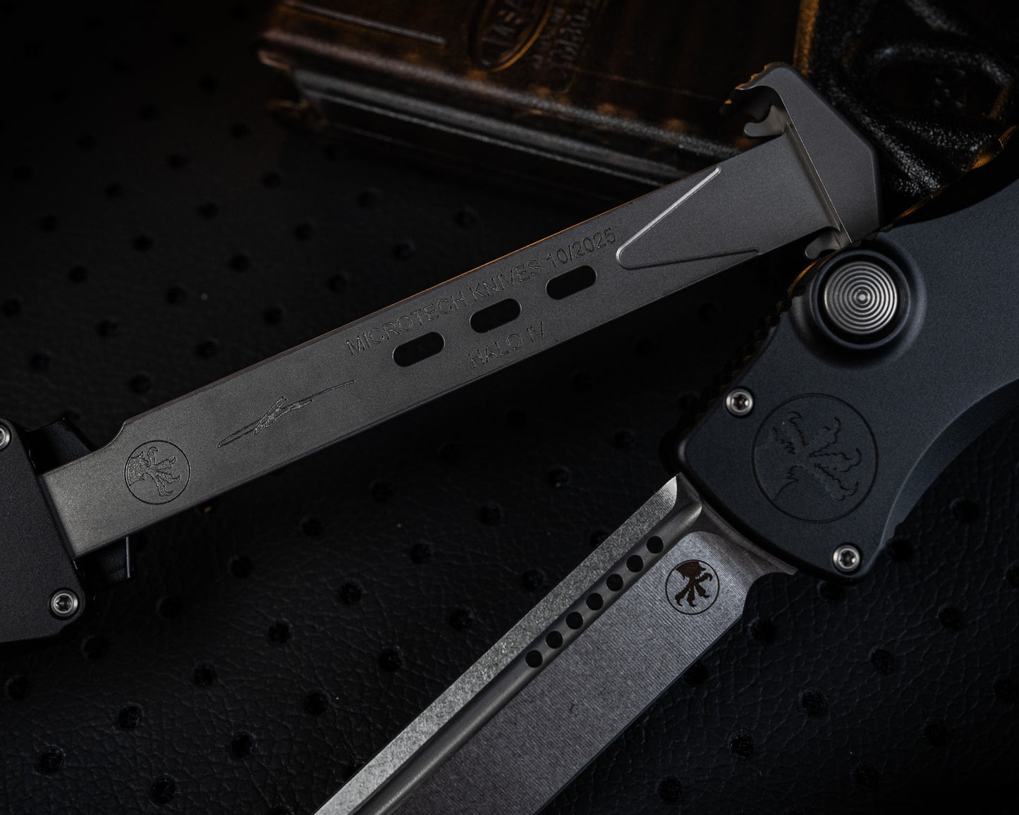 Microtech Marfione Select Halo IV Tanto Edge Stonewash 1151-10MSI
