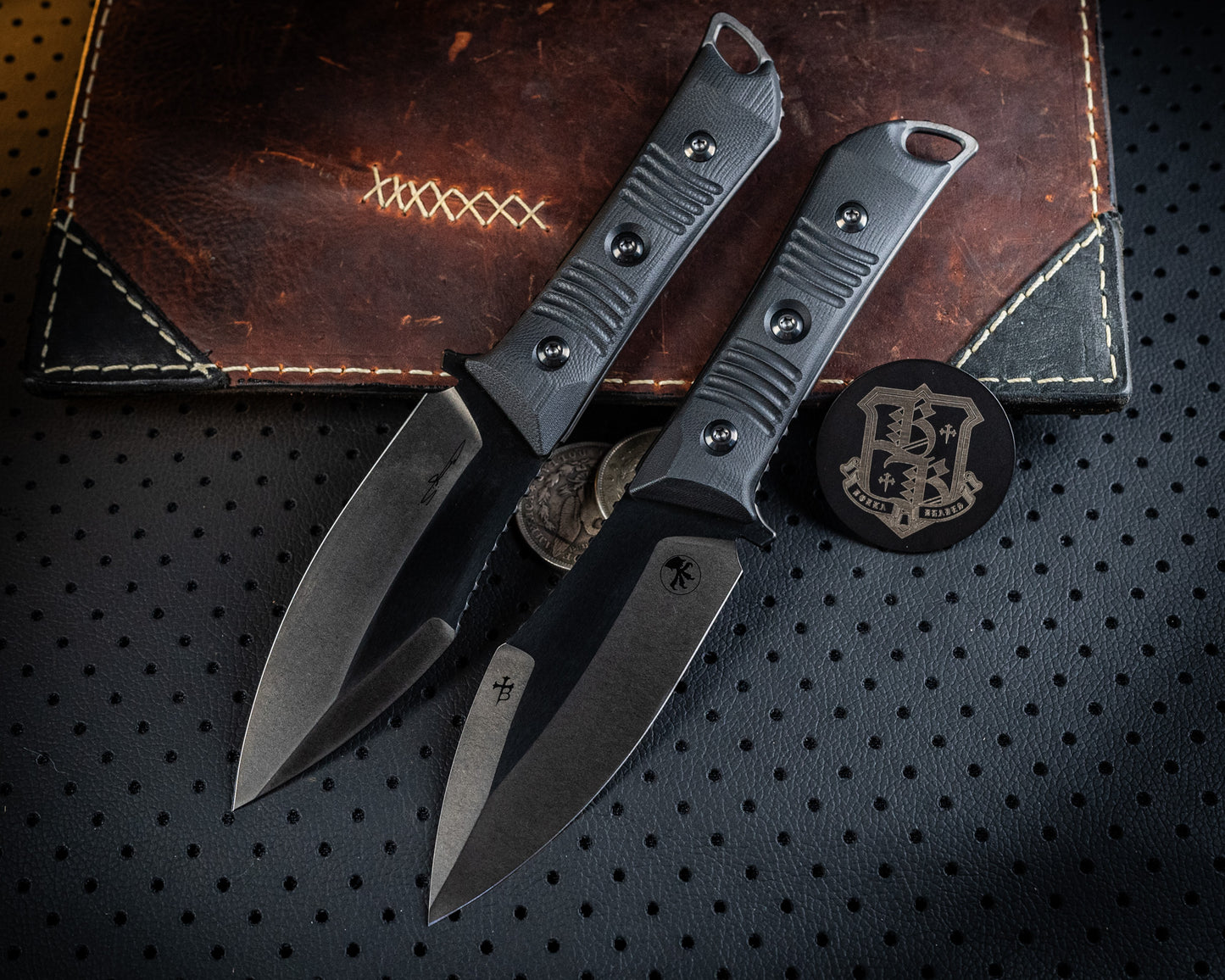 Always Survive DLC Two-Tone Stonewash Finish Black G-10 115-1DLCTMS1