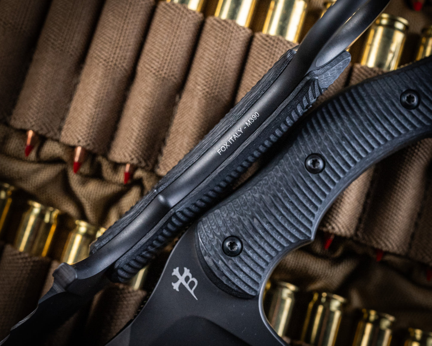 SRambit Black PVD 3.6" Blade w/ Carbon Fiber Handle and Black Leather Sheath