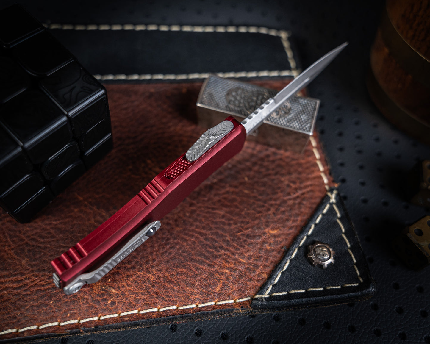 Microtech Hera II Mini Bayonet Merlot Apocalyptic Standard 1701M-10APMR - RK