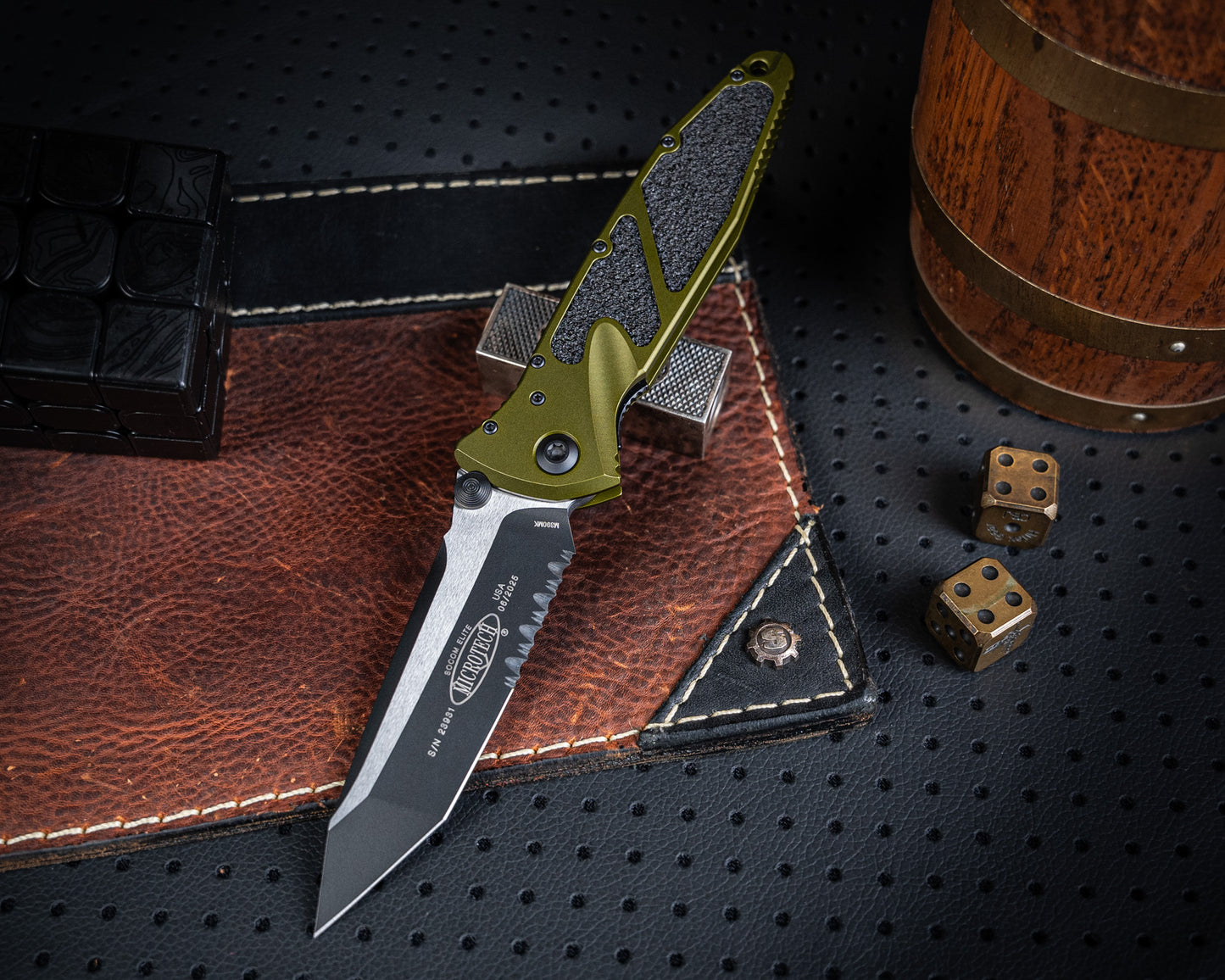 Socom Elite Manuel OD Green Partial Serrated 1601-2OD - RK