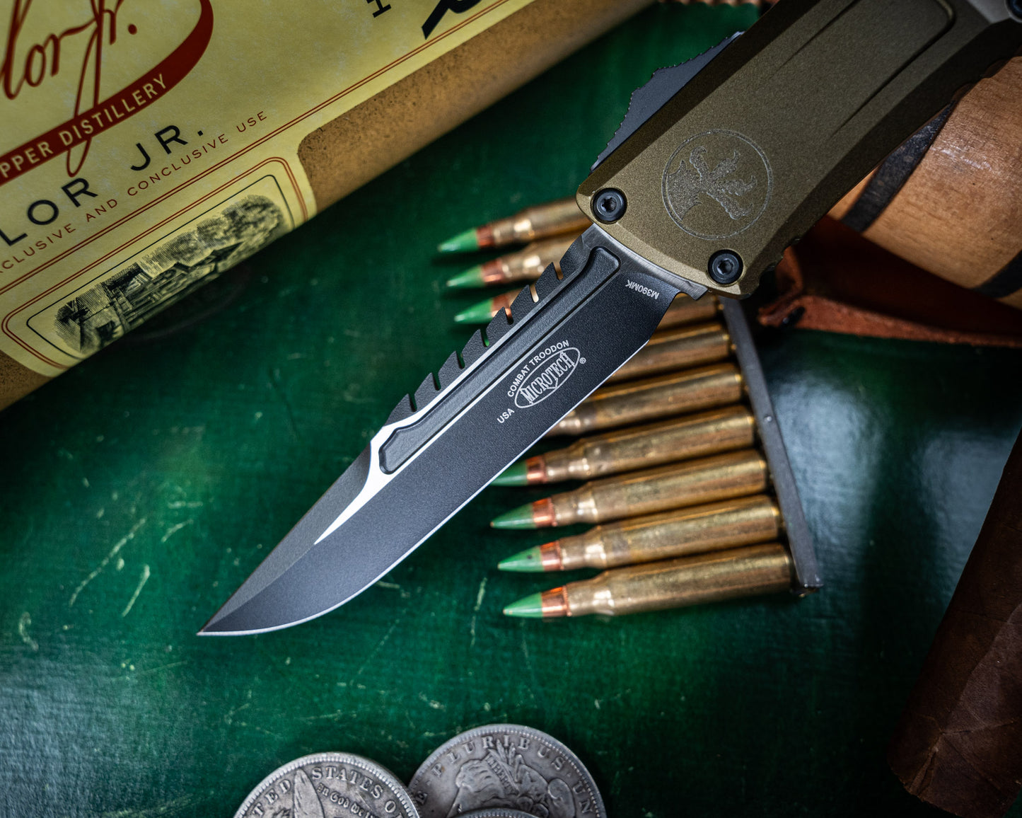 Combat Troodon GEN III Interceptor Black Standard OD Green Signature Series - RK
