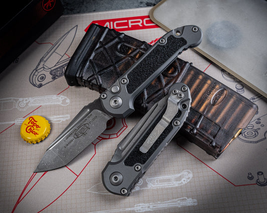 Microtech L.U.D.T.® T/E Gen III Natural Clear Apocalyptic® Standard - RK