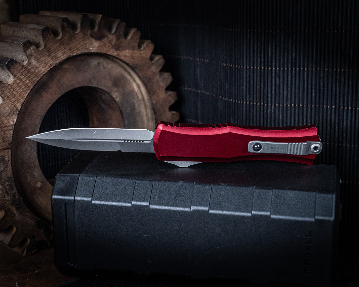 Microtech Hera II Mini Bayonet Merlot Apocalyptic Standard
