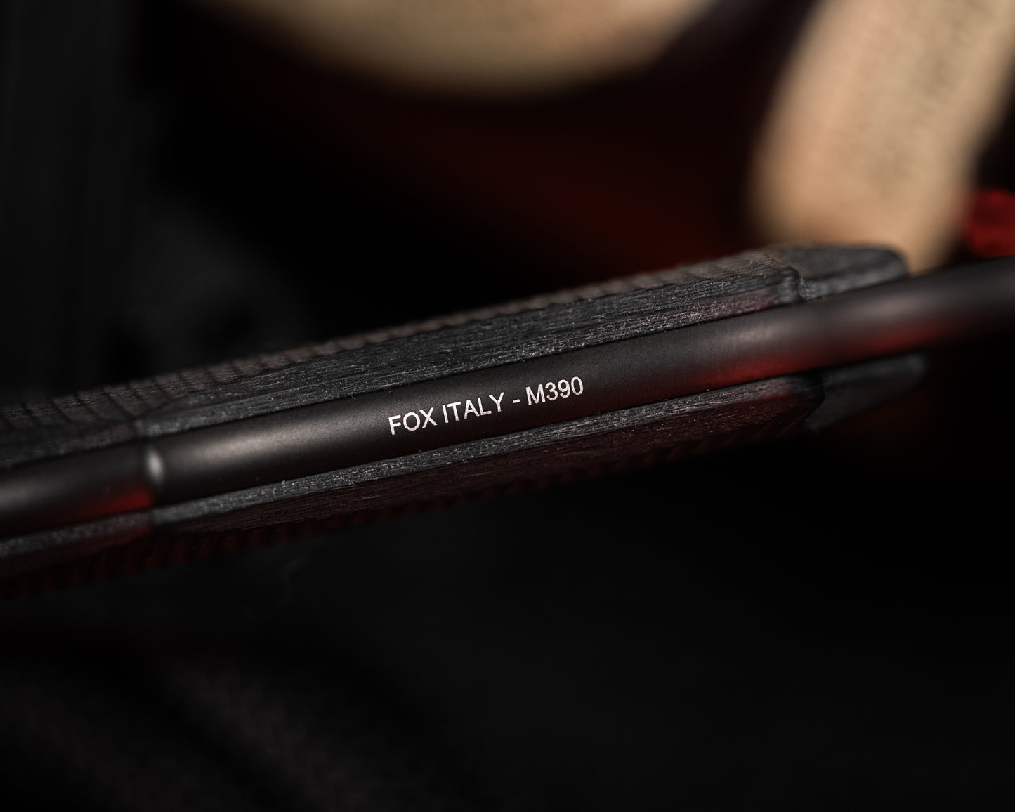 SRambit Black PVD 3.6" Blade w/ Carbon Fiber Handle & Leather Sheath