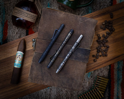 2025 TechLiner Pen, Borka x Ti2 -  Laser Black/Tumbled