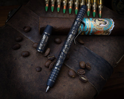 2025 TechLiner Pen, Borka x Ti2 - Titanium TRD/Bronze Anodized