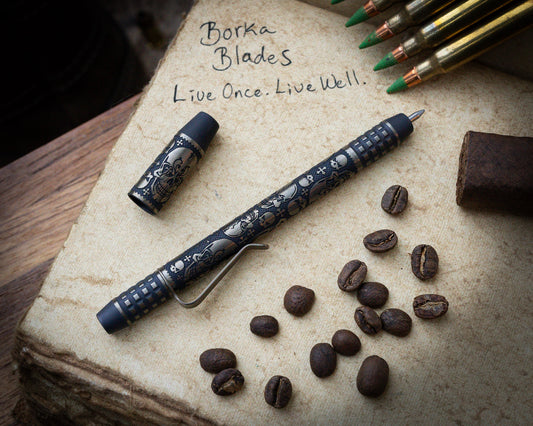 2025 TechLiner Pen, Borka x Ti2 - Titanium TRD/Bronze Anodized