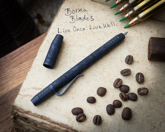 2025 TechLiner Pen, Borka x Ti2 -  Titanium TRD/Black