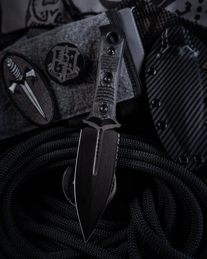 Microtech SBD Signature Series DLC 4.4" Fixed Blade w/ G-10 Handles