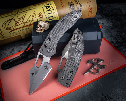 Stitch Ram-Lok Titanium Frag Apocalyptic Partial Serrated - Marfione Select