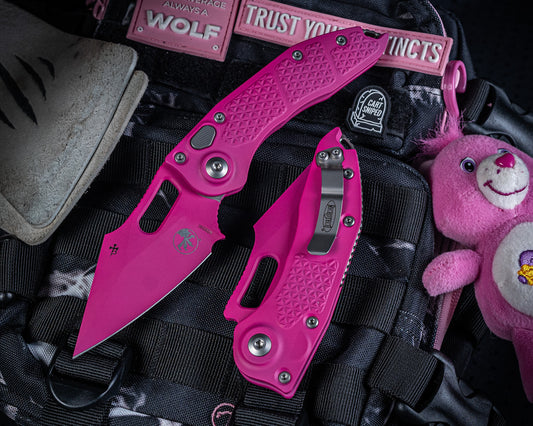 Stitch Auto Pink Cerakote 169-1 PK-X14 3.75" Blade