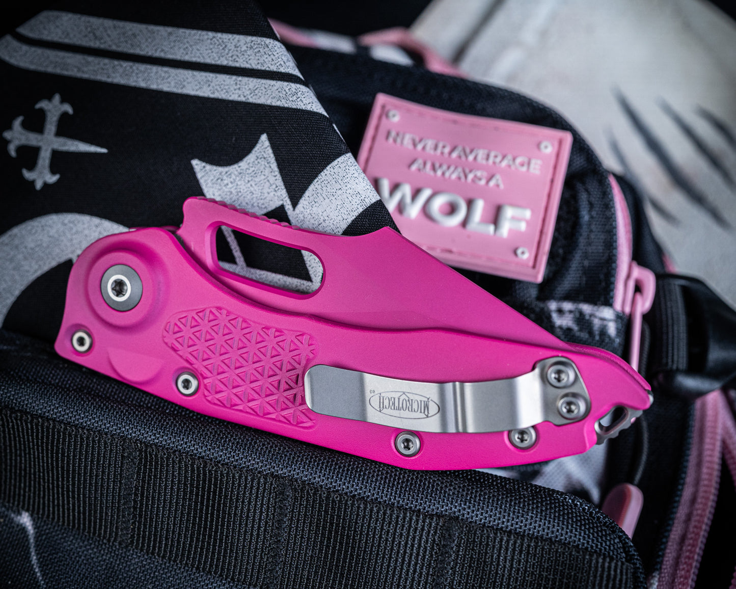 Stitch Auto Pink Cerakote 169-1 PK-X14 3.75" Blade