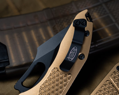Stitch Auto Black Standard Tan 3.75" Blade
