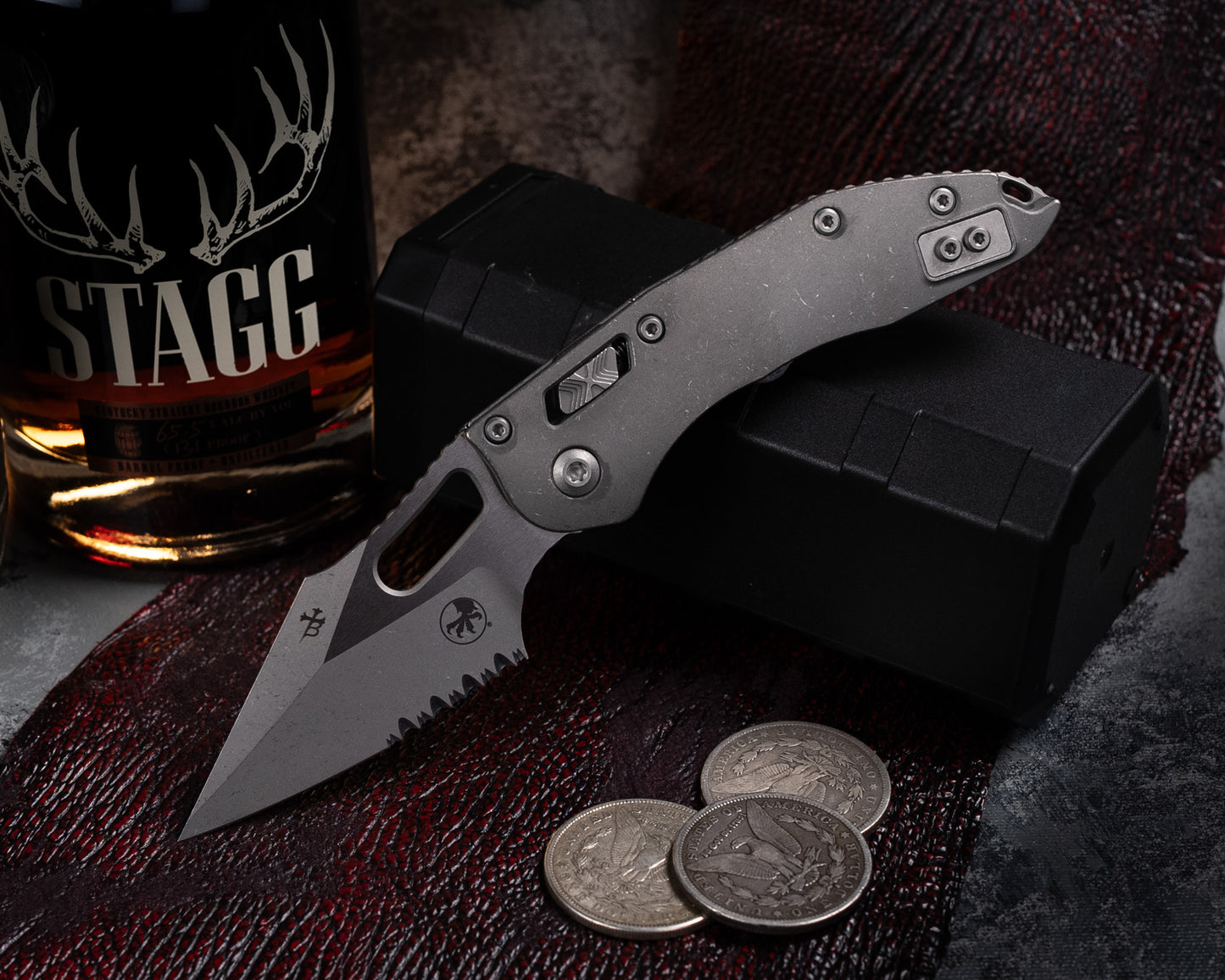 Stitch Ram-Lok Titanium Slab Apocalyptic Partial Serrated - Marfione Select