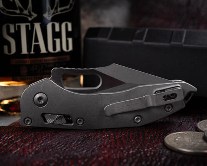 Stitch Ram-Lok Titanium Slab Apocalyptic Partial Serrated - Marfione Select