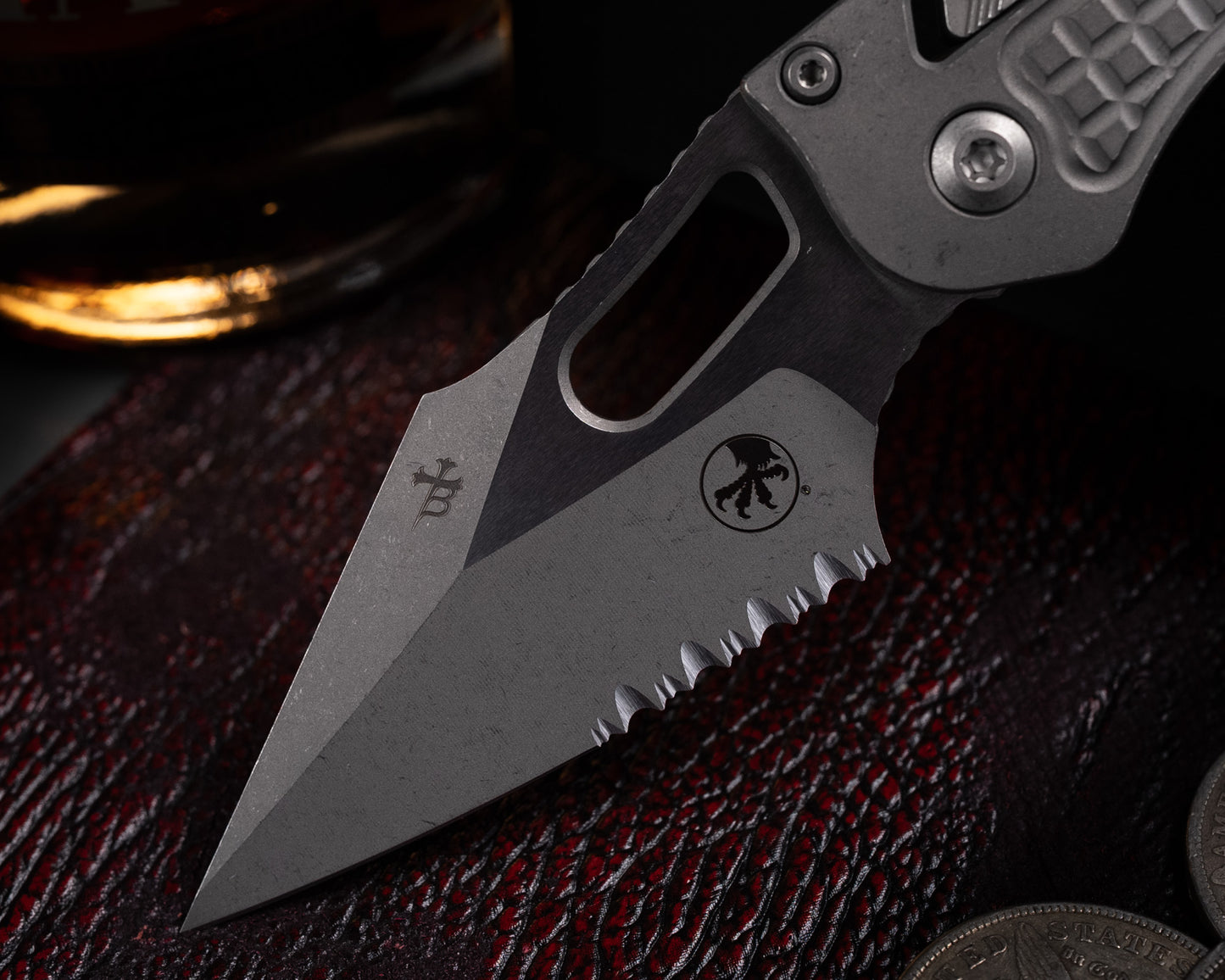 Stitch Ram-Lok Titanium Frag Apocalyptic Partial Serrated - Marfione Select