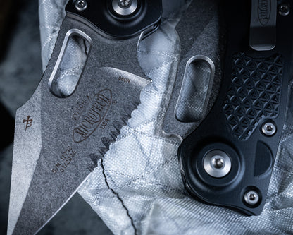 Stitch Auto 169-11 Stonewash Partial Serrated 3.75" Blade