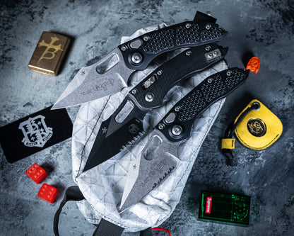 Stitch Auto 169-11 Stonewash Partial Serrated 3.75" Blade