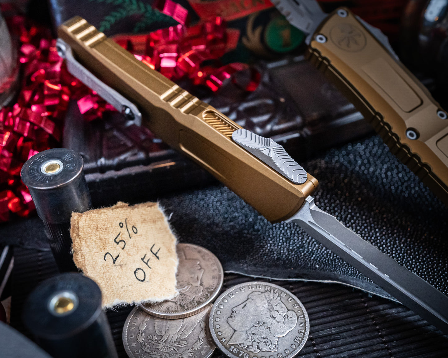 Microtech Combat Troodon® Gen III Apocalyptic Tan Partial Serrate - RK