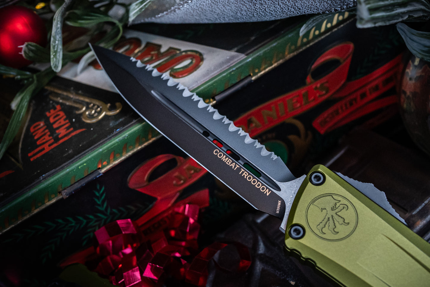 Microtech Combat Troodon® Gen III D/E OD Green Full Serrate (1142-3OD) - RK
