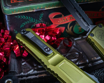 Microtech Combat Troodon® Gen III D/E OD Green Full Serrate (1142-3OD) - RK