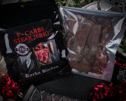 F-Carbs Steak Jerky (x2 Bags)
