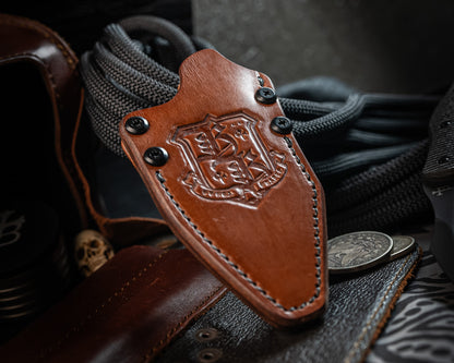 Leather Sheath for SRambit Fixed Blade in Brown