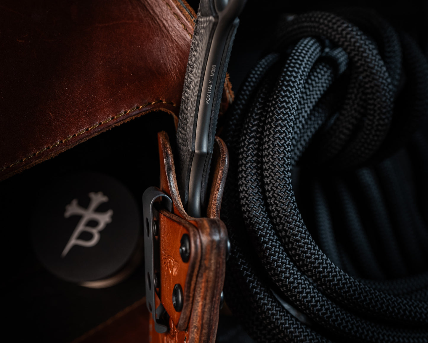 Leather Sheath for SRambit Fixed Blade in Brown