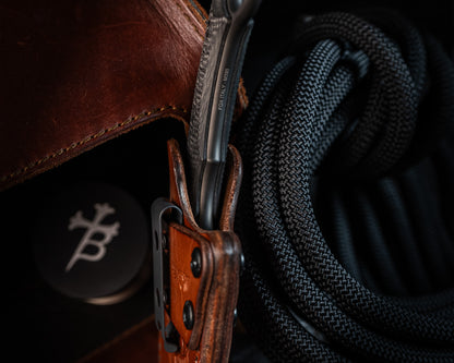 Leather Sheath for SRambit Fixed Blade in Brown
