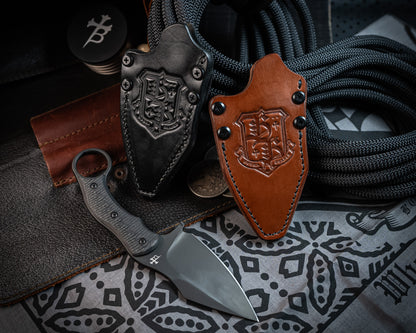 Leather Sheath for SRambit Fixed Blade in Brown