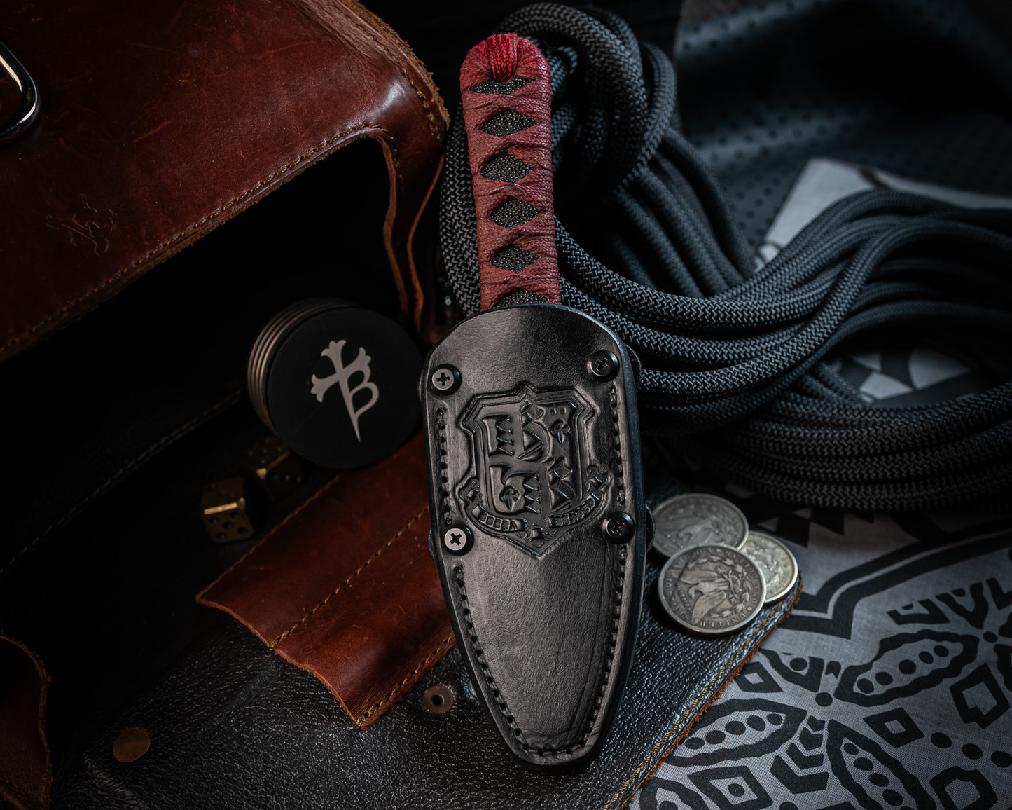 Leather Sheath for SBD & Always Survive Fixed Blade