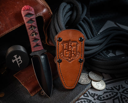 Brown Leather Sheath for SBD & Always Survive Fixed Blade