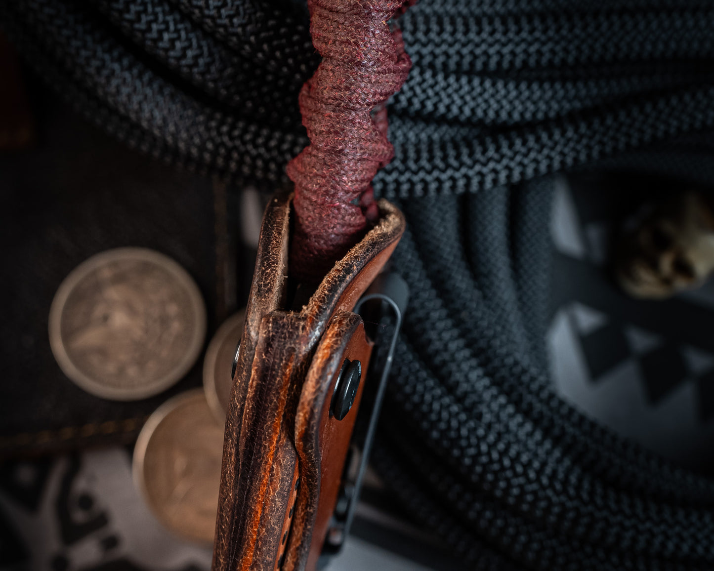 Brown Leather Sheath for SBD & Always Survive Fixed Blade