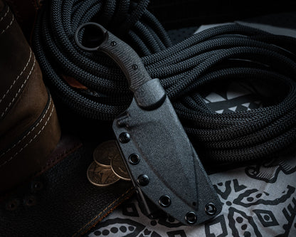 SRambit Black PVD 3.6" Blade w/ Carbon Fiber Handle