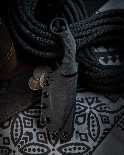 SRambit Black PVD 3.6" Blade w/ Carbon Fiber Handle