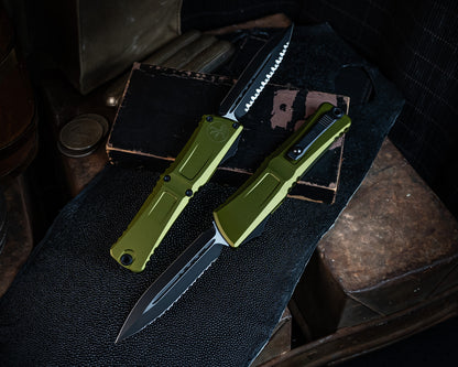 Microtech Combat Troodon® Gen III D/E OD Green Full Serrate (1142-3OD) - RK