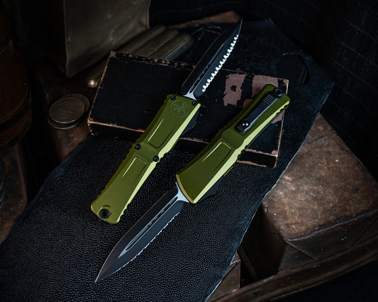 Microtech Combat Troodon® Gen III D/E OD Green Full Serrate (1142-3OD) - RK