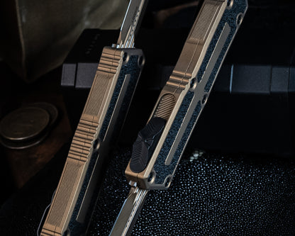 Microtech Scarab II Double Edge Gen III Cerakote Burnt Bronze Standard