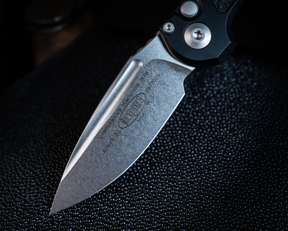 Microtech LUDT Single Edge Gen III Stonewash Standard