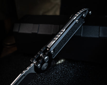 Microtech LUDT Single Edge Gen III Stonewash Standard