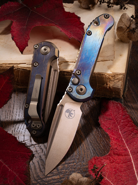 Microtech LUDT Marfione Select (1135-13MS1) Ti Borka Cosmic Finish - RK